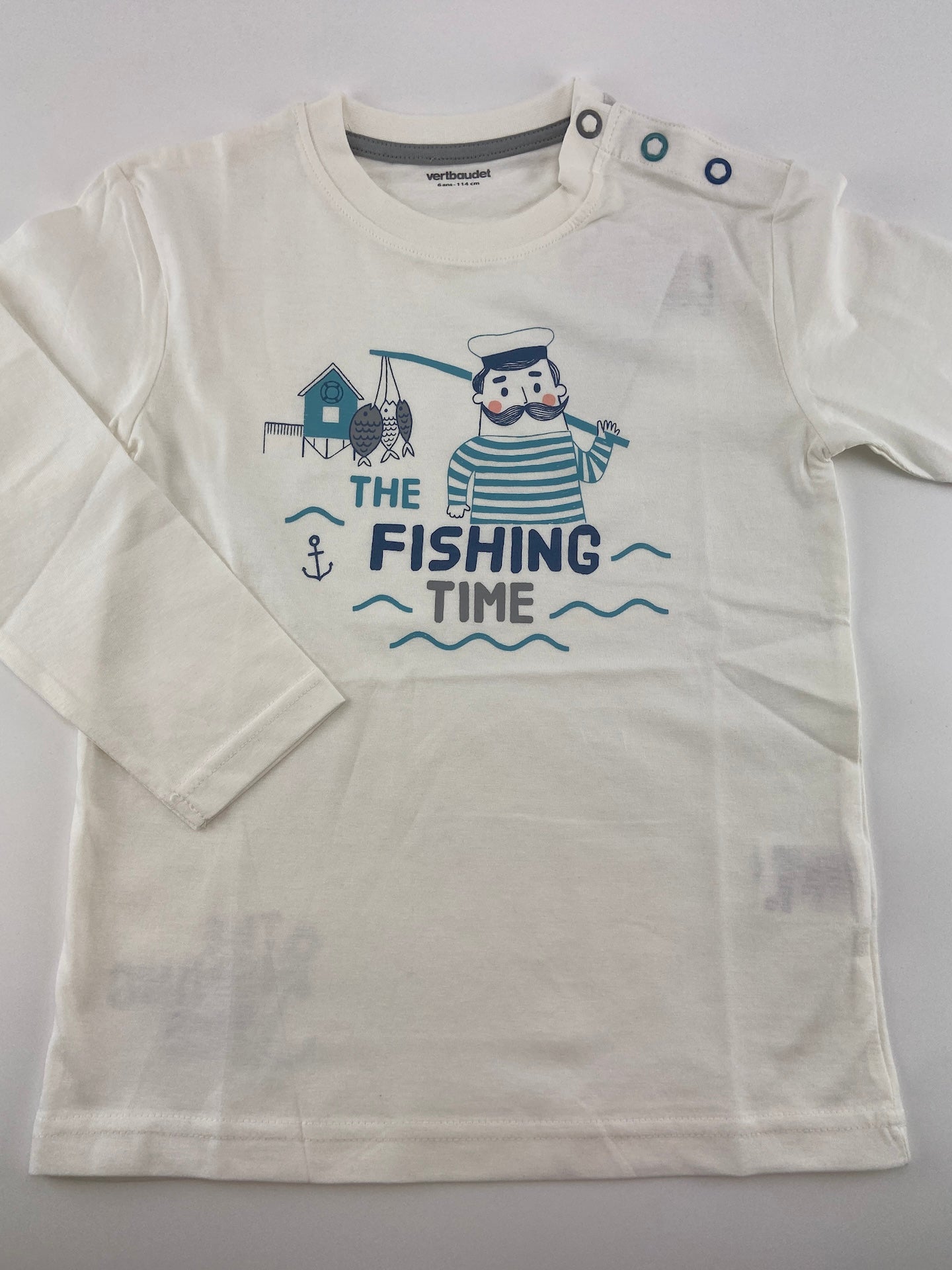VERTBAUDET Camisola fishing time