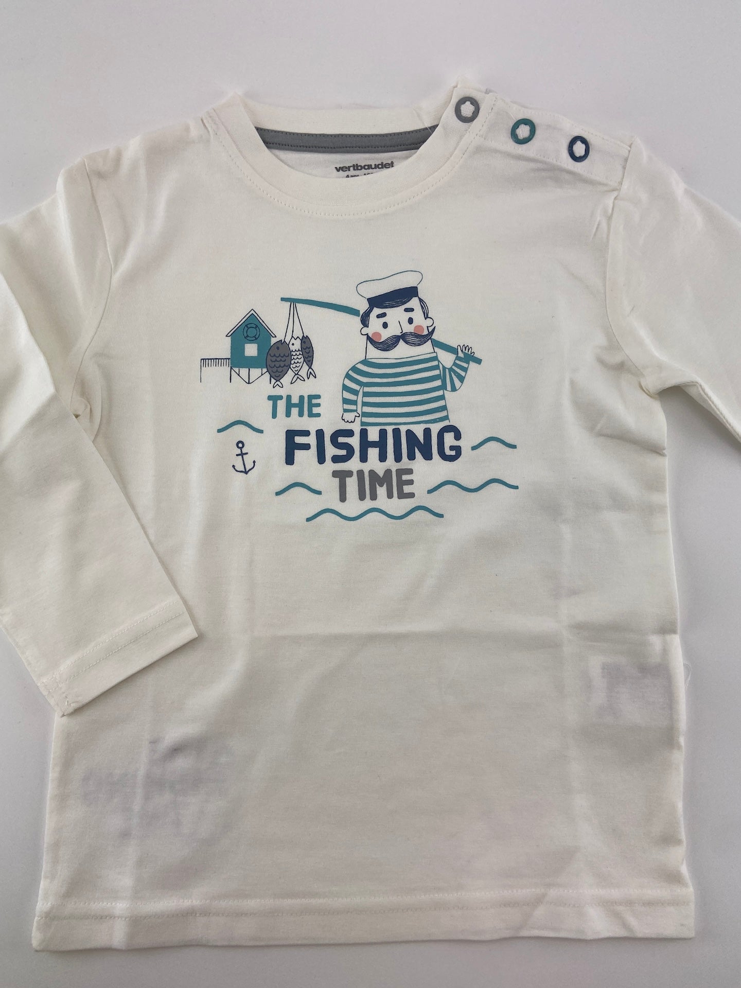VERTBAUDET Camisola fishing time