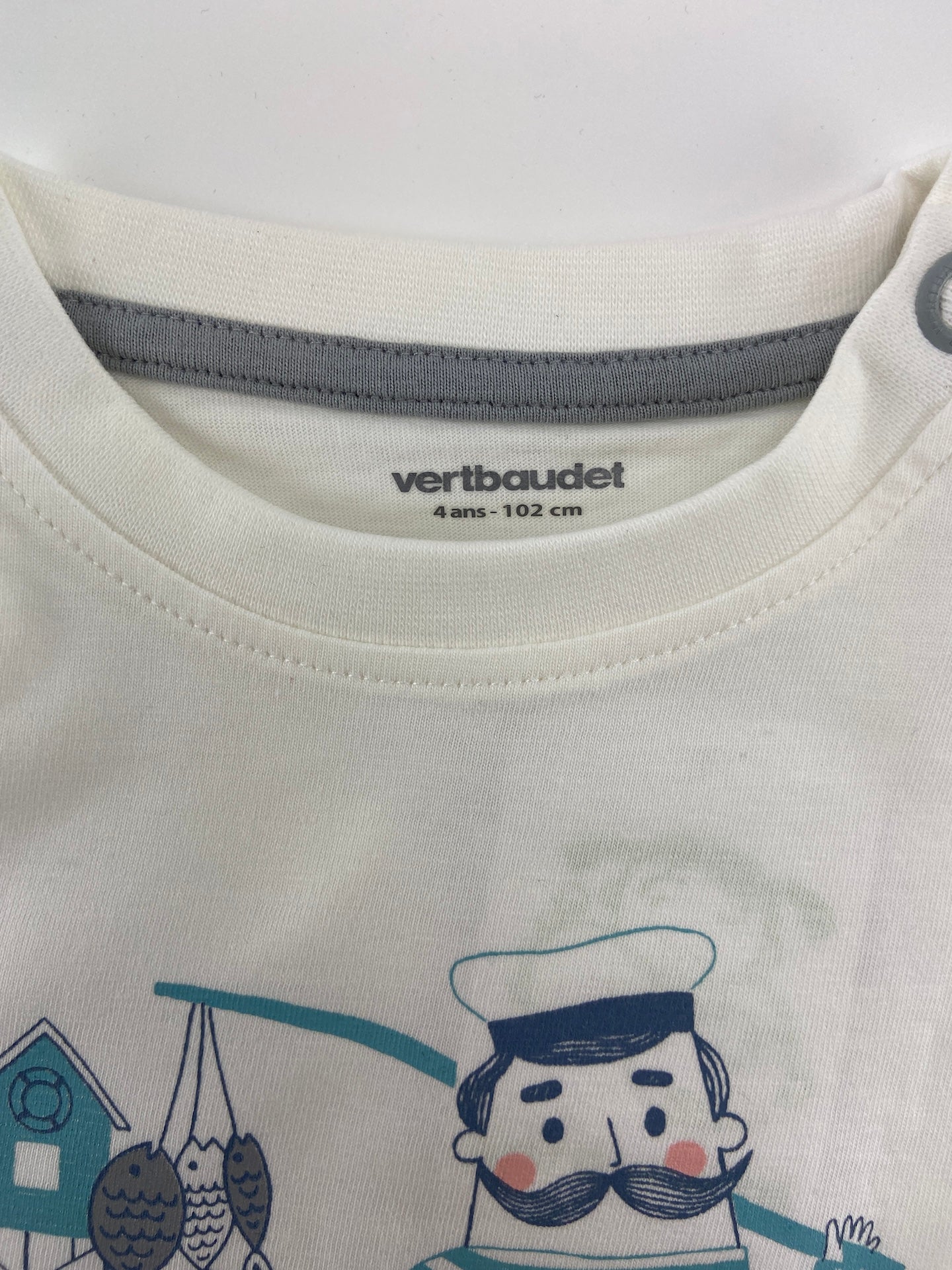 VERTBAUDET Camisola fishing time