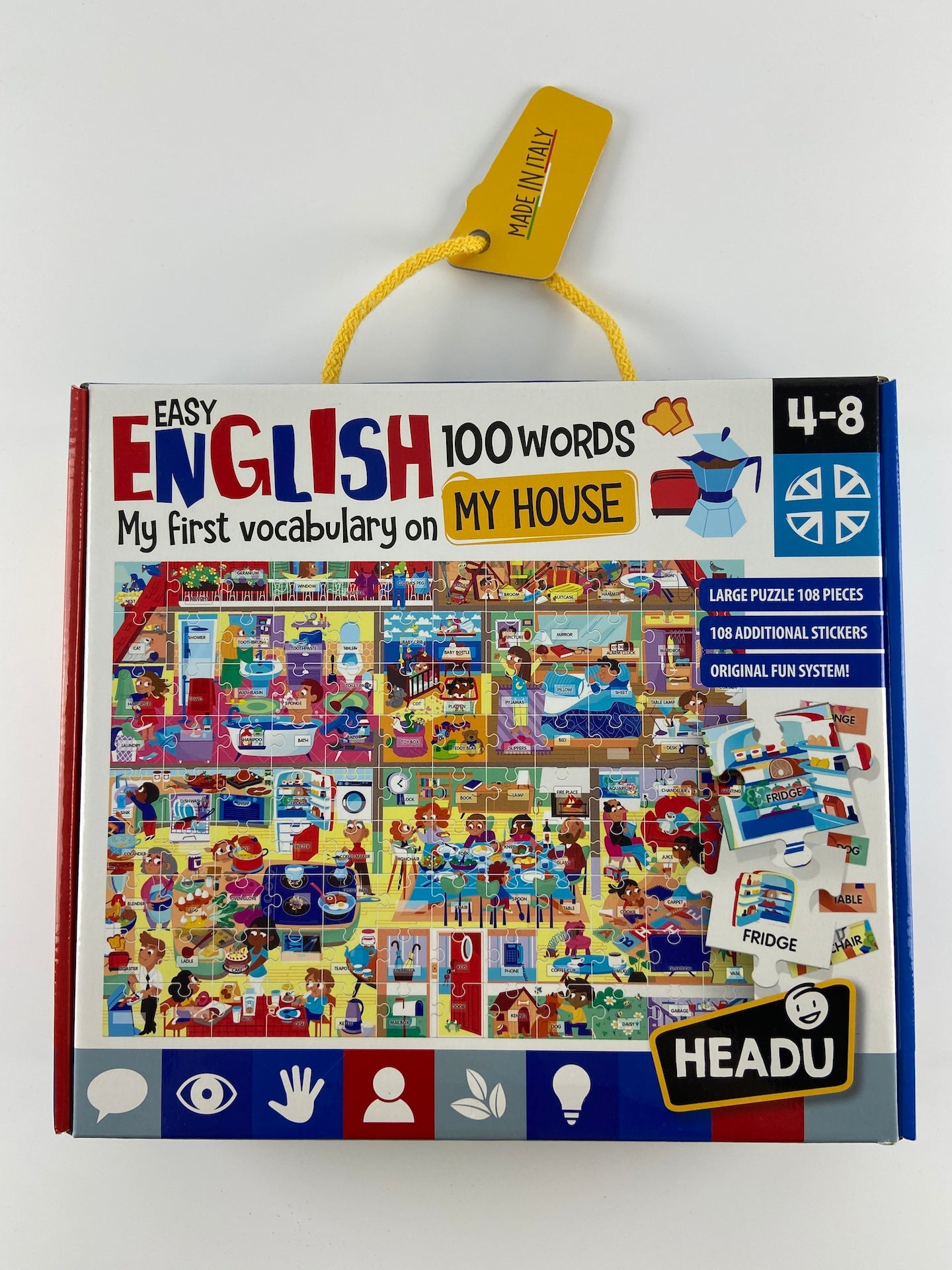 HEADU Puzzle Easy English 100 words - my house