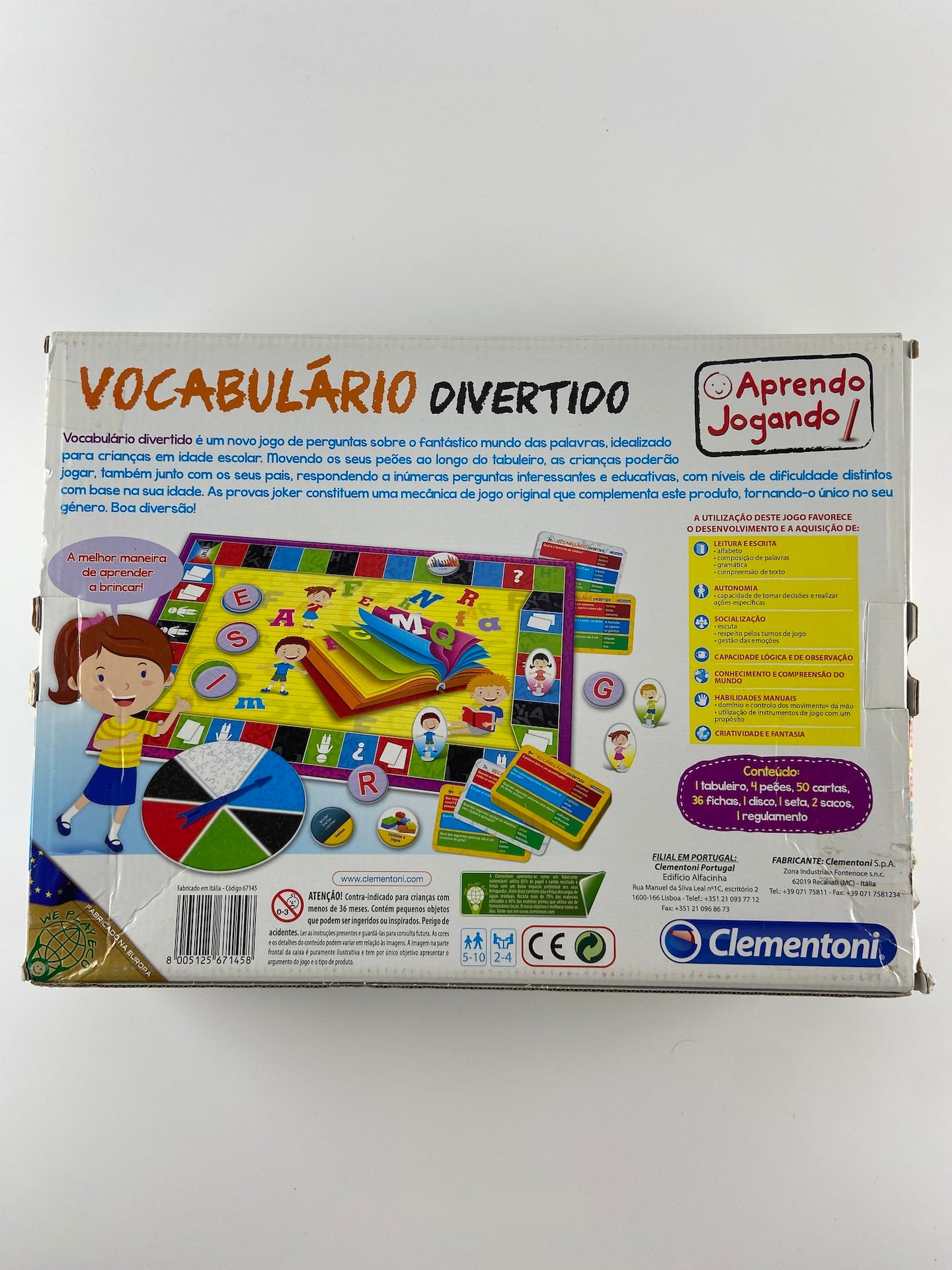 CLEMENTONI Vocabulário divertido