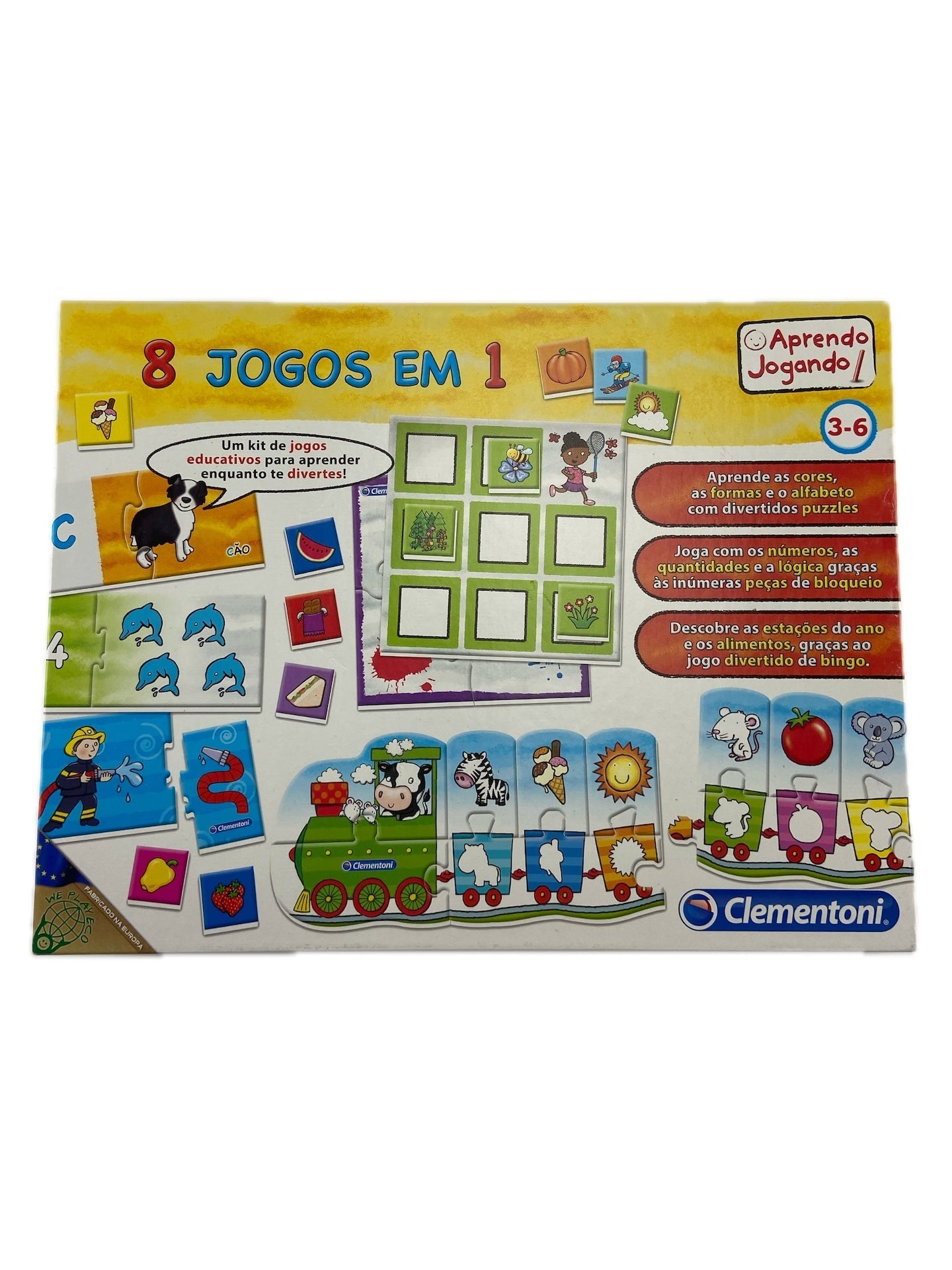 CLEMENTONI 8 jogos em 1