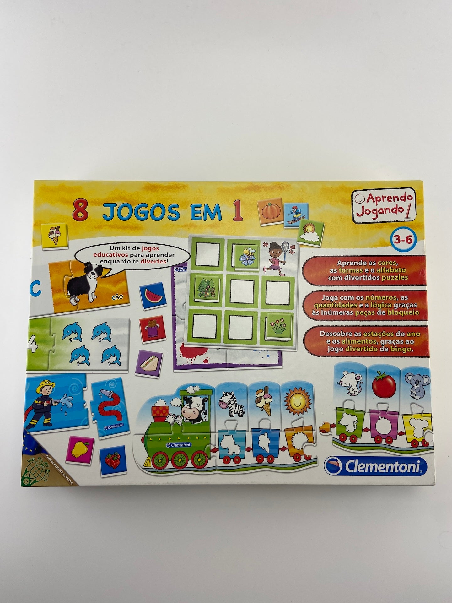 CLEMENTONI 8 jogos em 1
