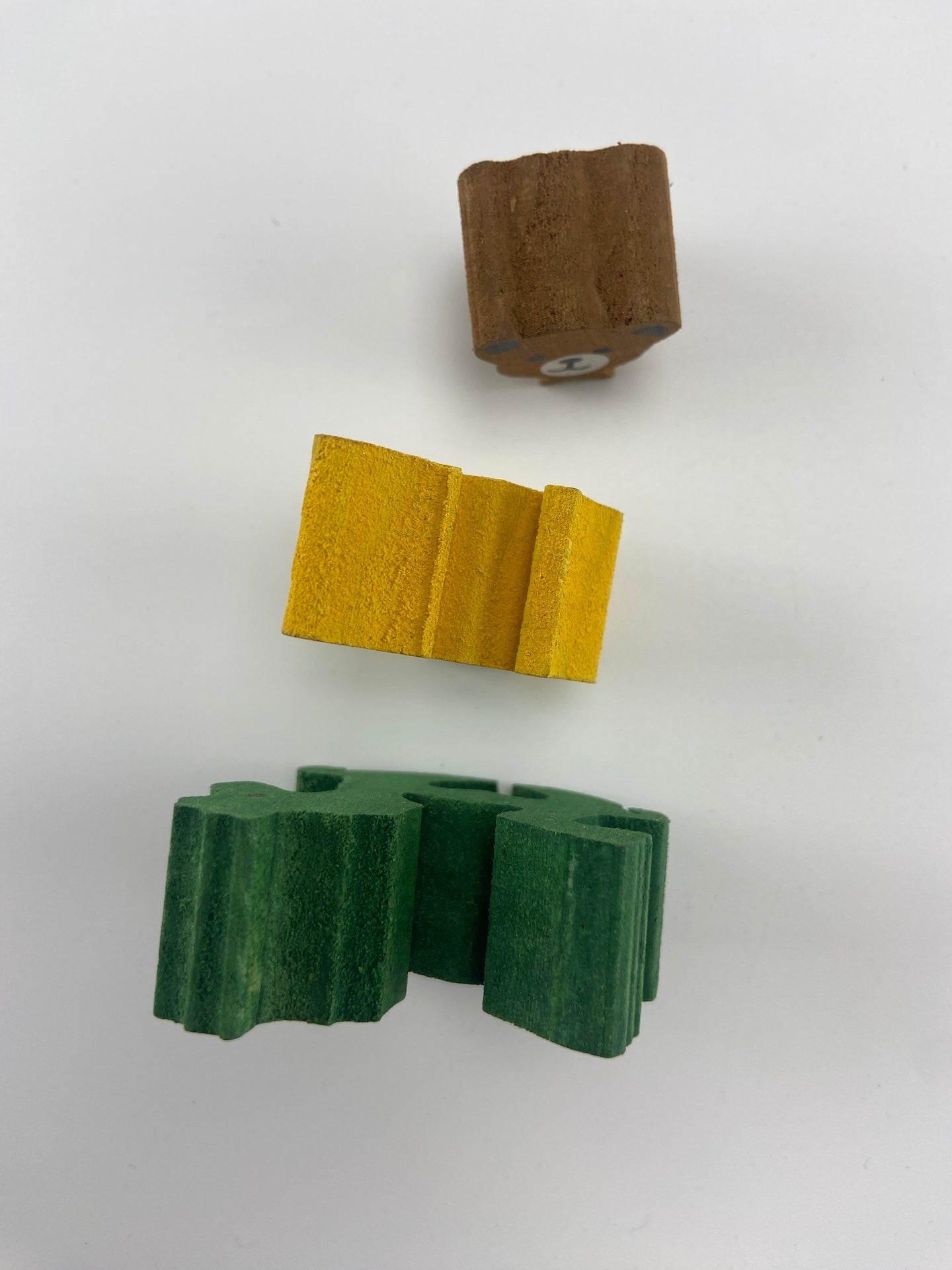 Urso puzzle em madeira