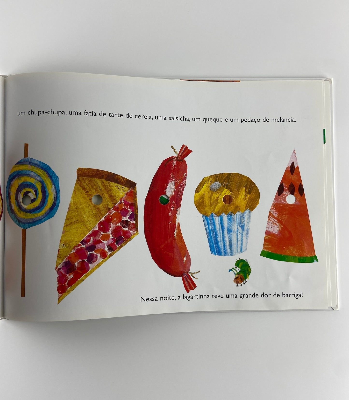 A Lagartinha muito comilona de Eric Carle
