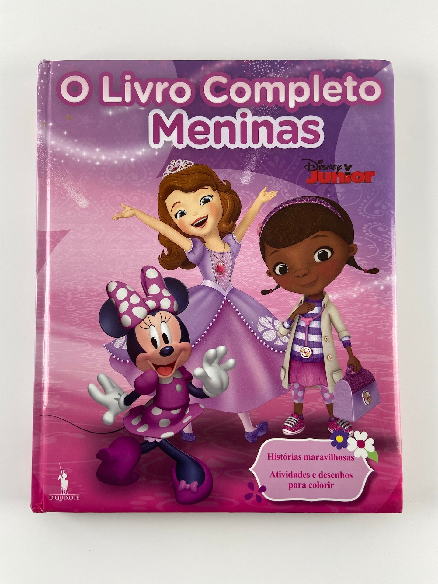 O livro completo Meninas de Minnie, Princesa Sofia e Dra Brinquedos