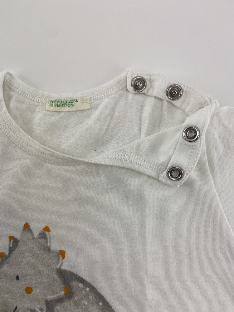 BENETTON T-shirt Rinoceronte