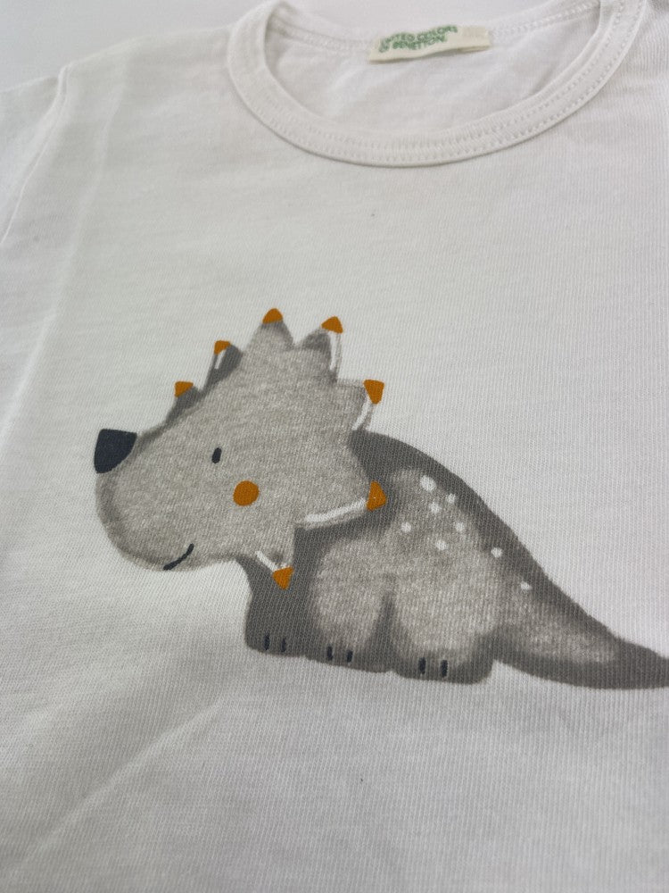BENETTON T-shirt Rinoceronte