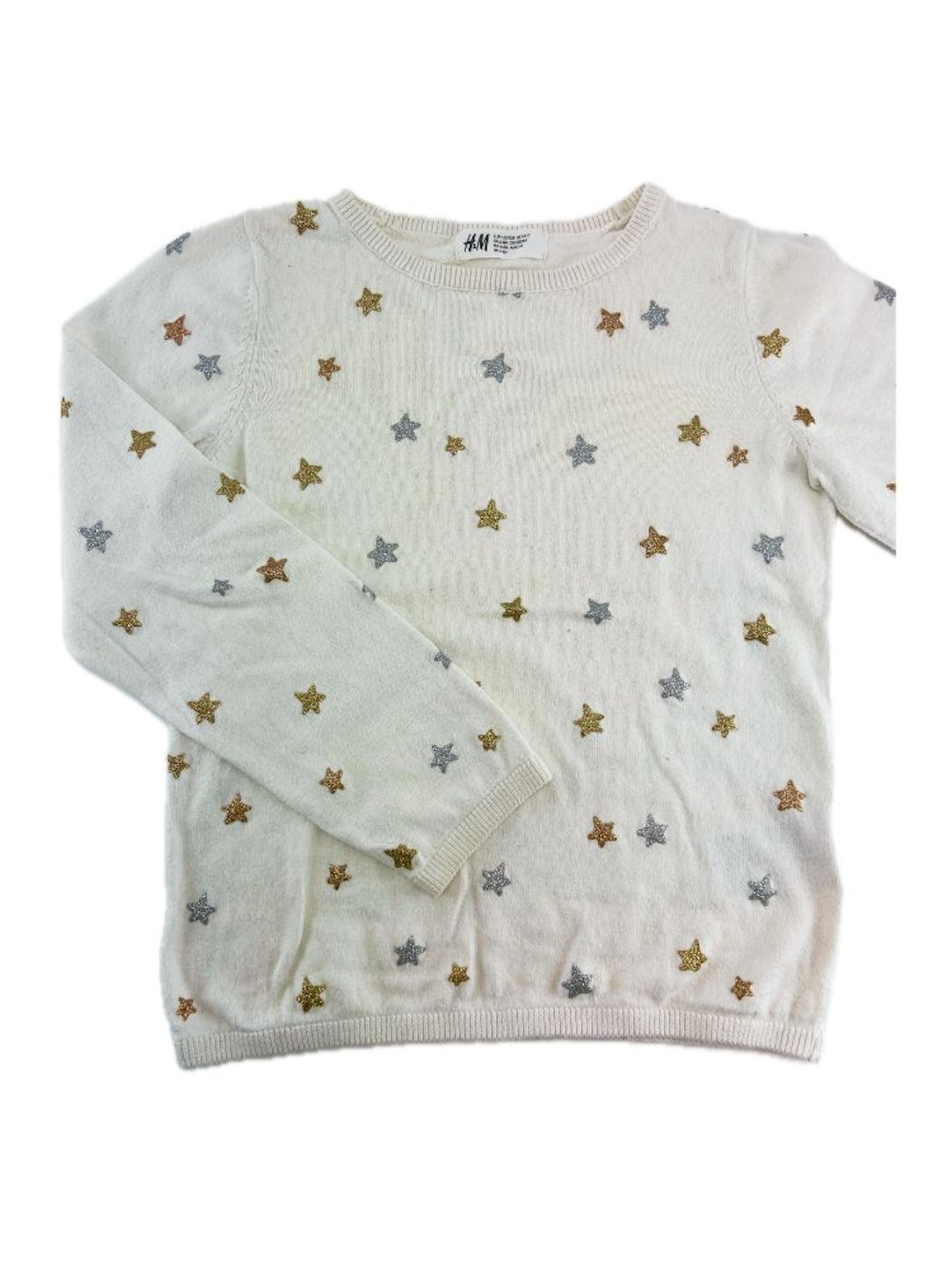 H&M Camisola com estrelas brilhantes
