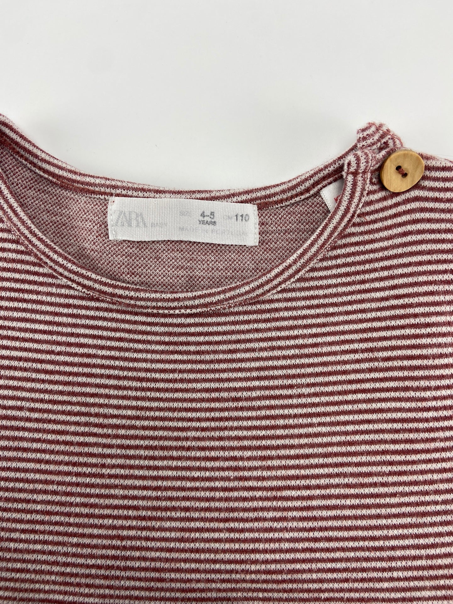 ZARA Vestido às riscas
