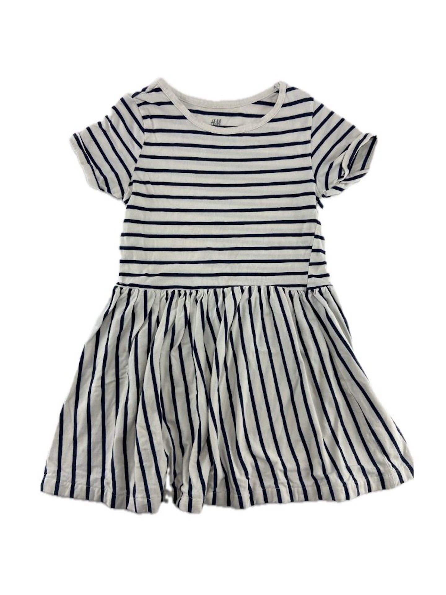 H&M Vestido às riscas