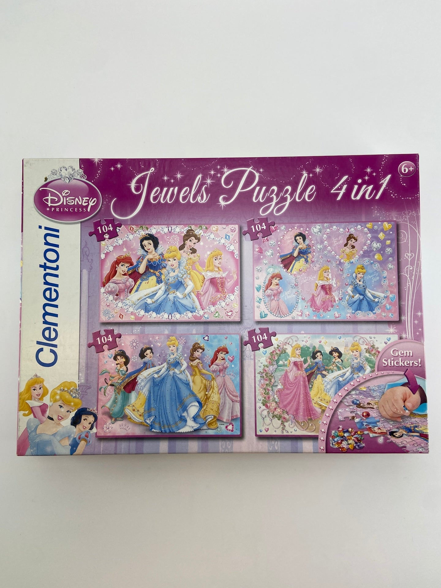 CLEMENTONI 4 Puzzle princesas Disney