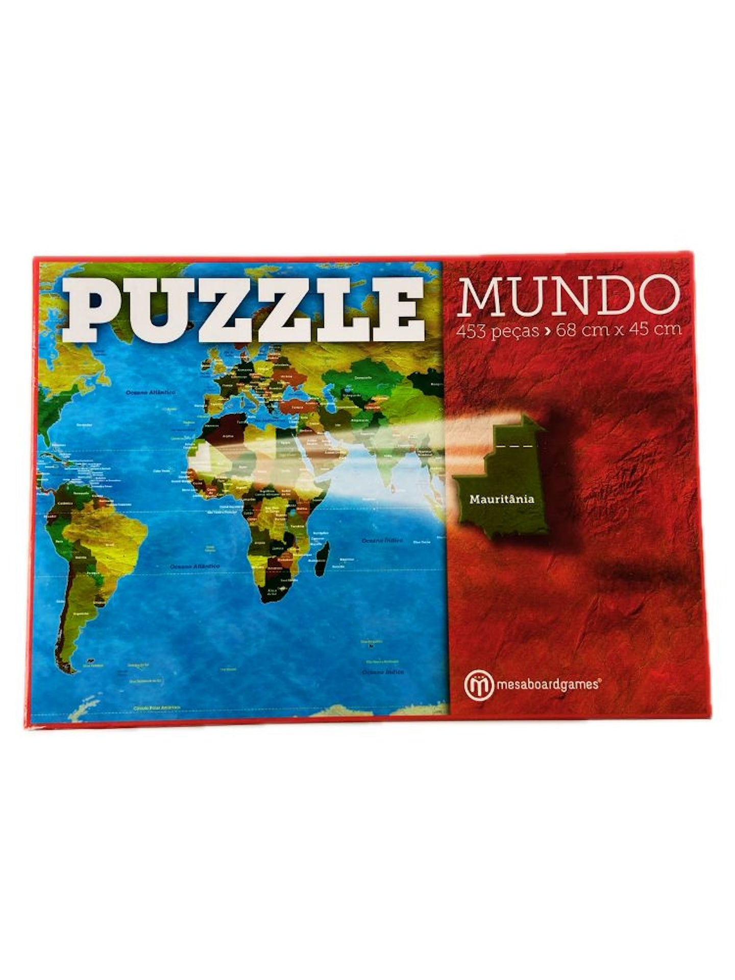MESABOARDGAMES Puzzle Mundo 453 pç