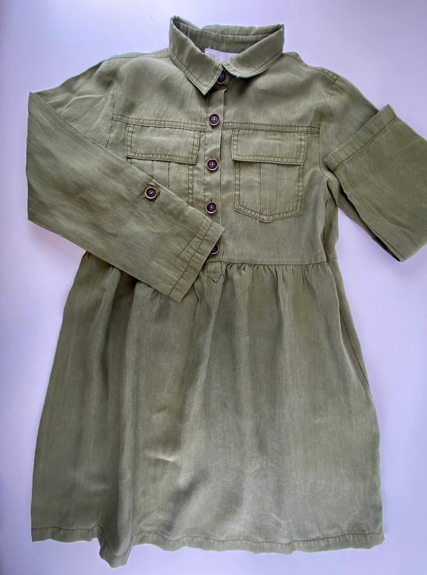 ZARA Vestido camiseiro