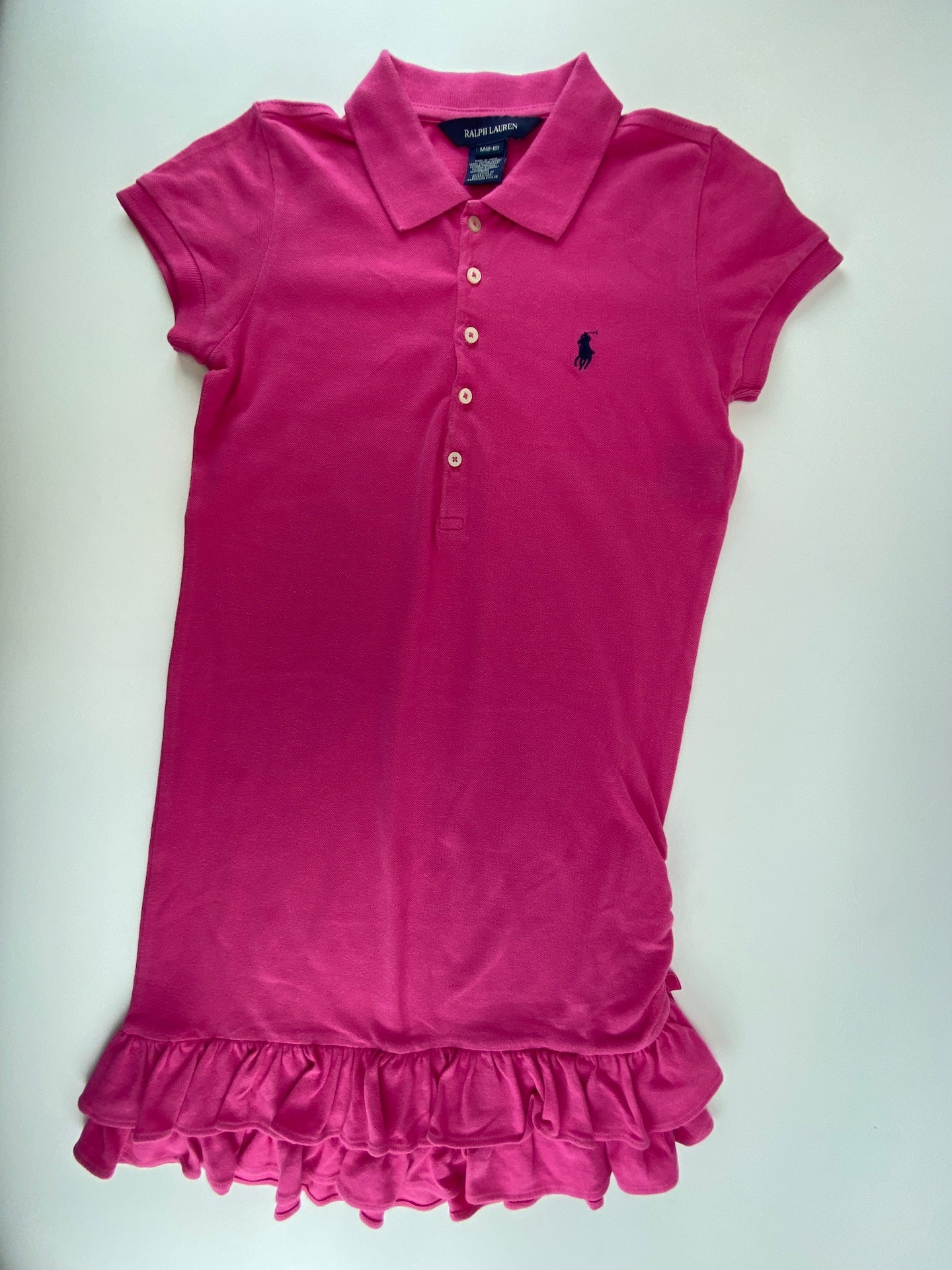 RALPH LAUREN Vestido polo com folho