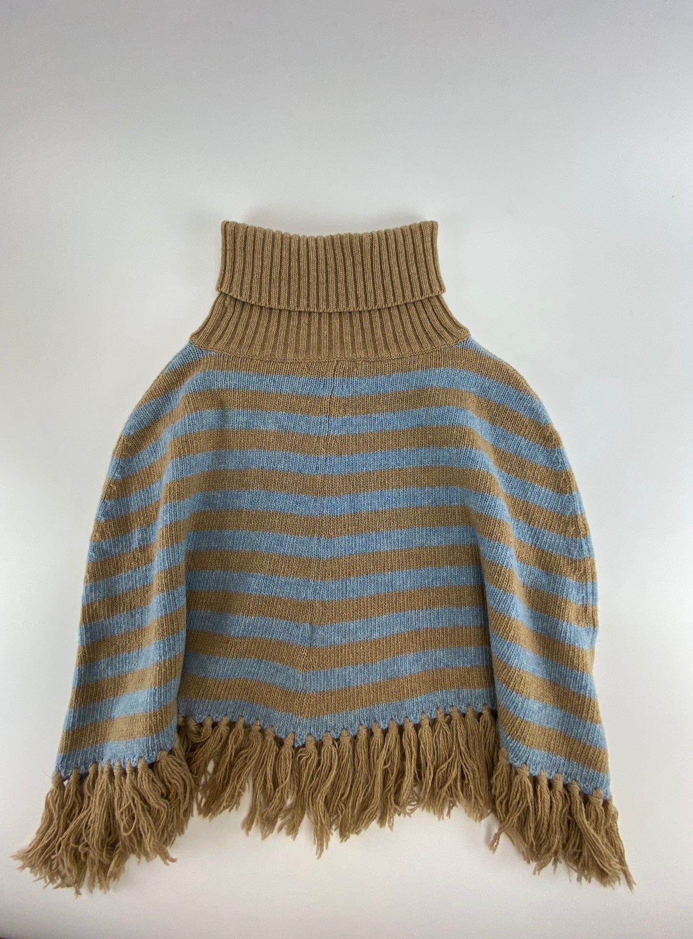 LANIDOR Poncho de gola alta