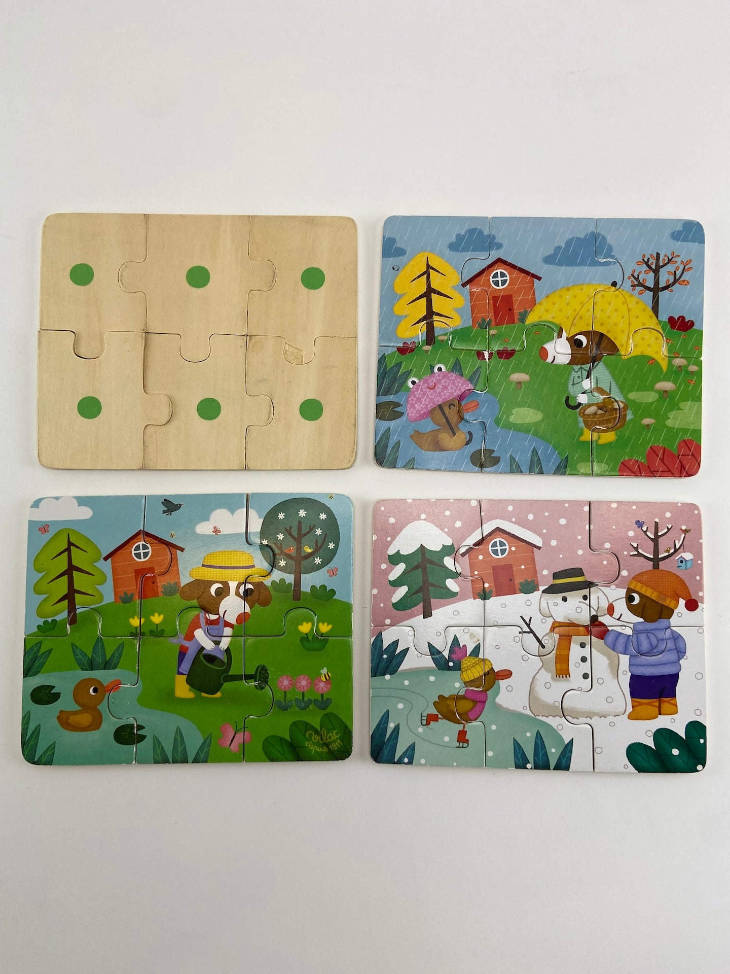 VILAC Caixa 4 puzzles
