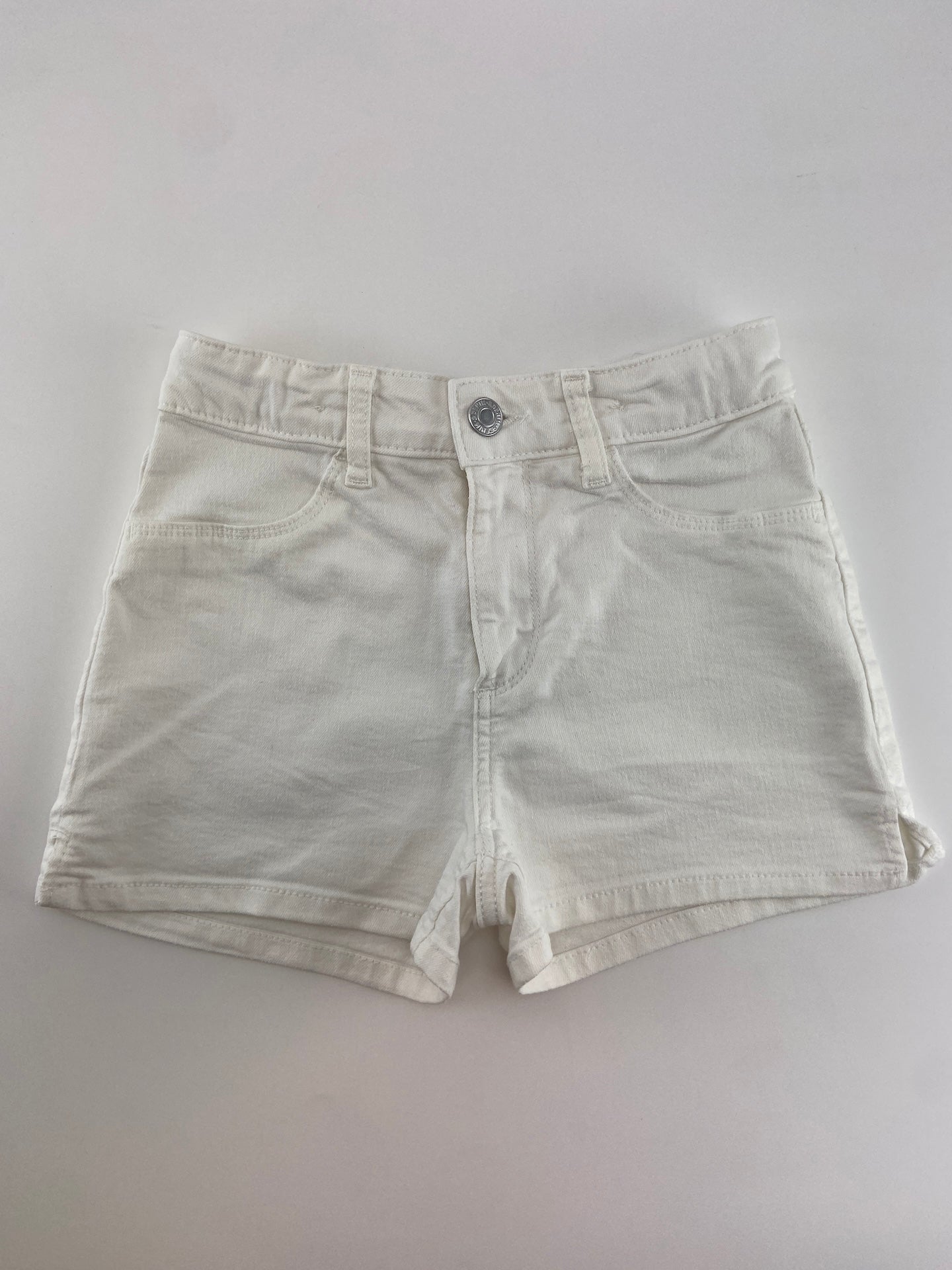 H&M Calções de ganga brancos