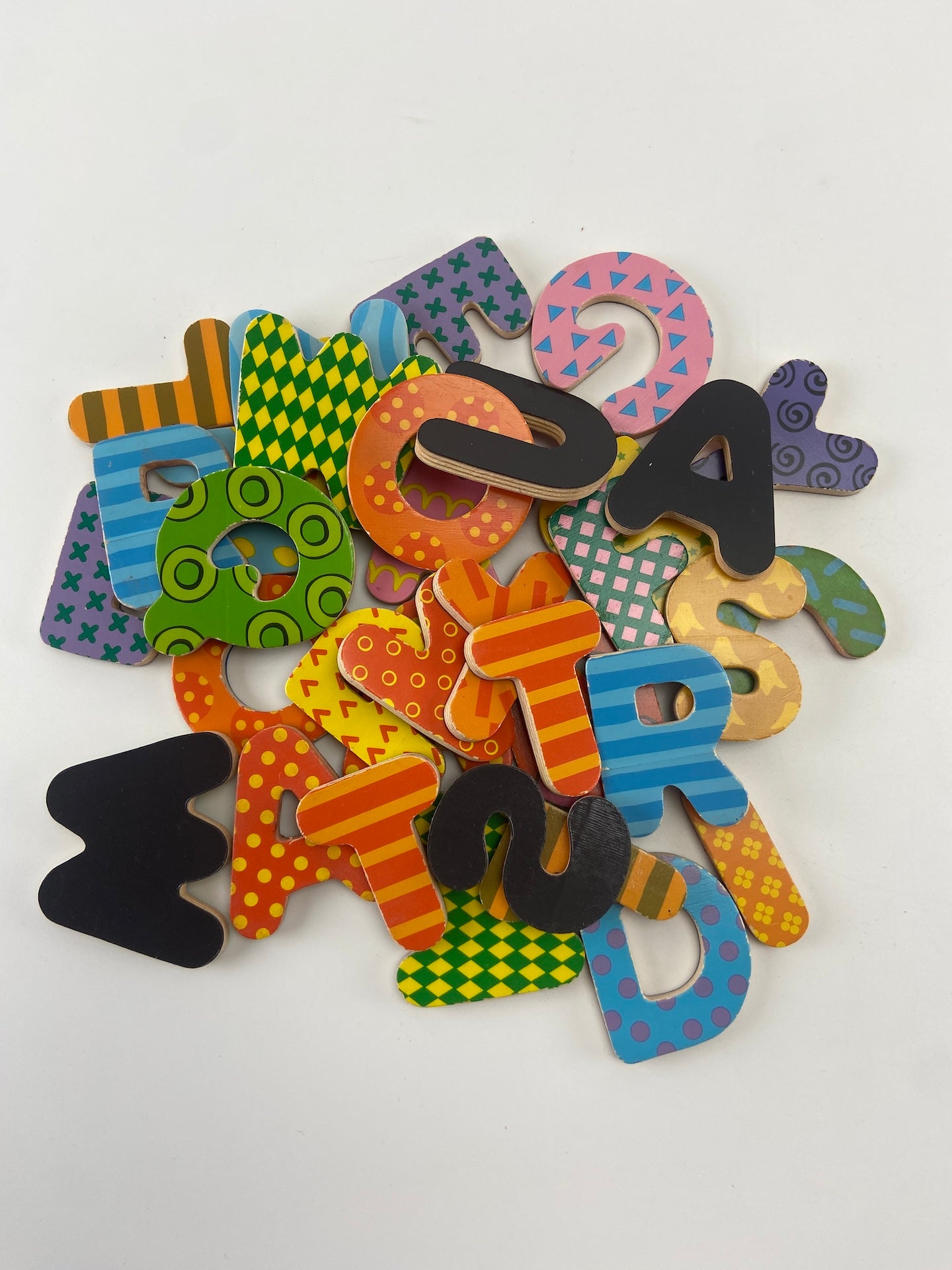 Conjunto de 35 letras magnéticas