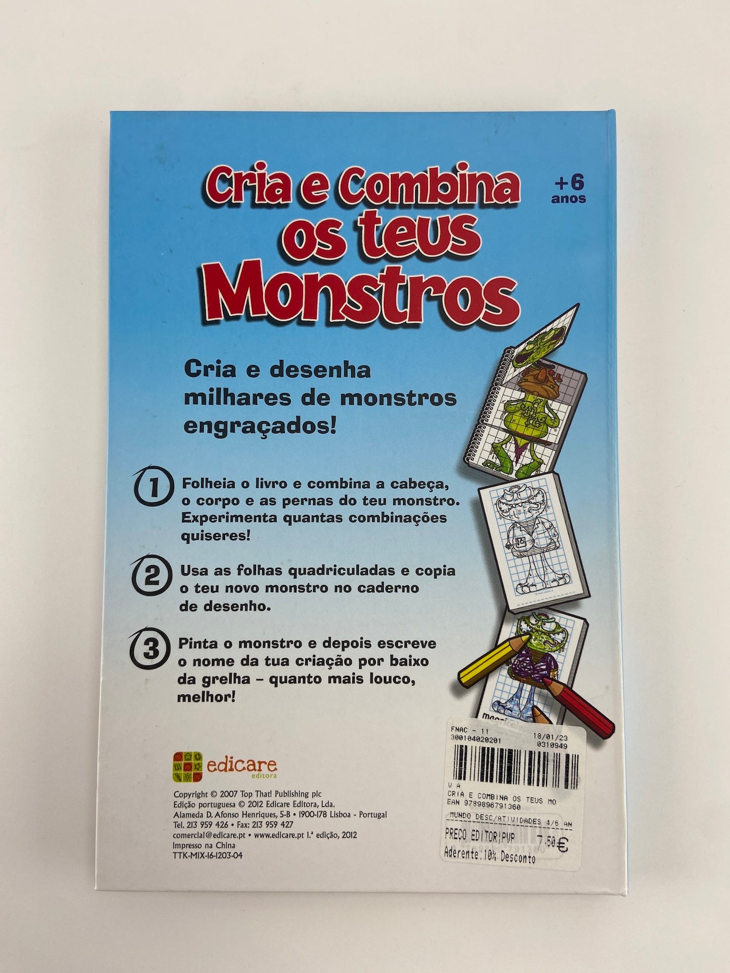 Cria e combina os teus monstros