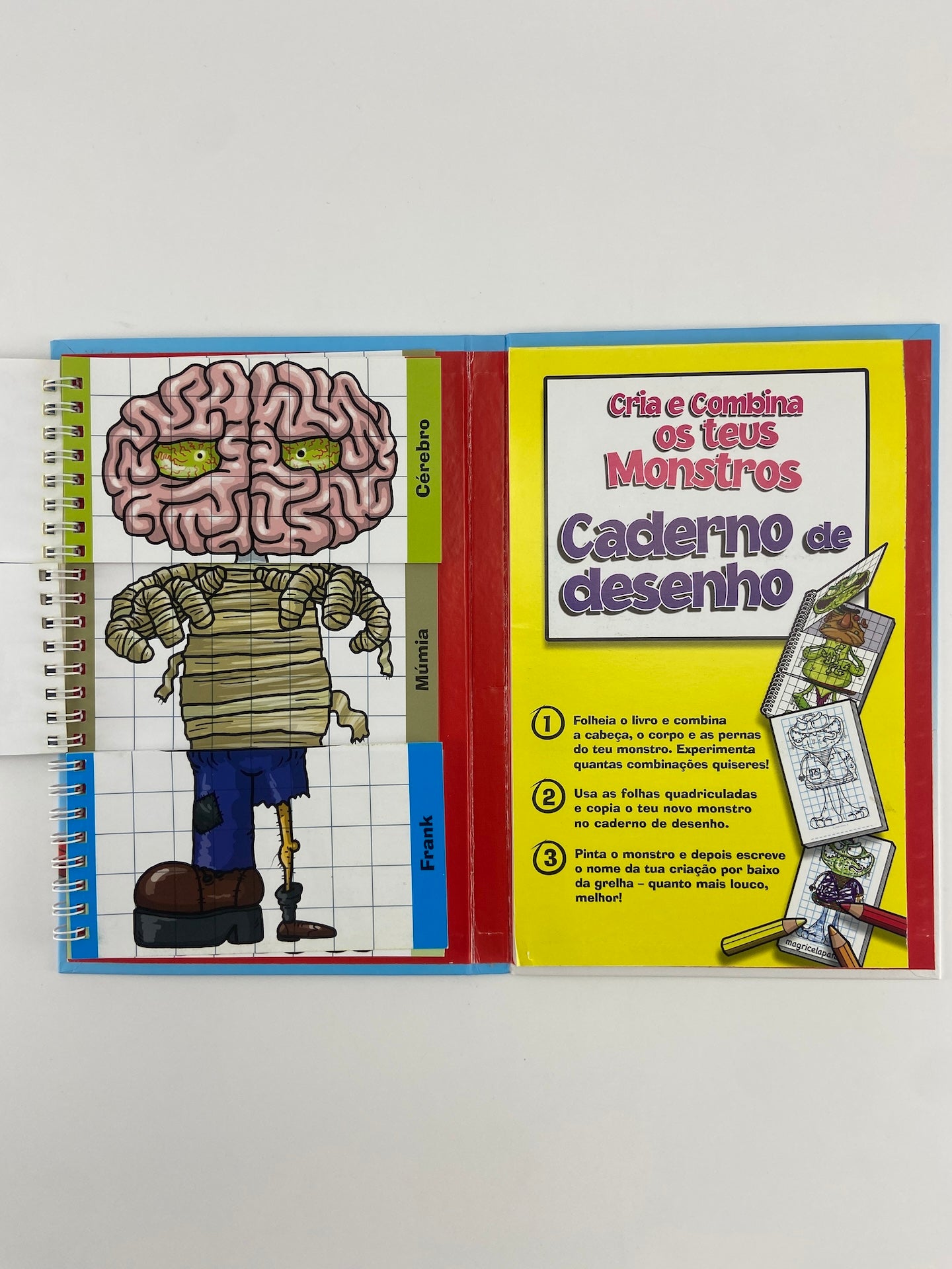 Cria e combina os teus monstros