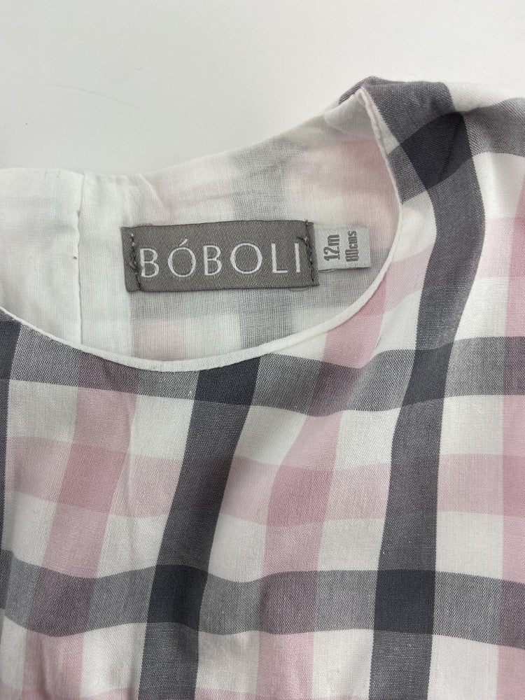 BÓBOLI Vestido Xadrez