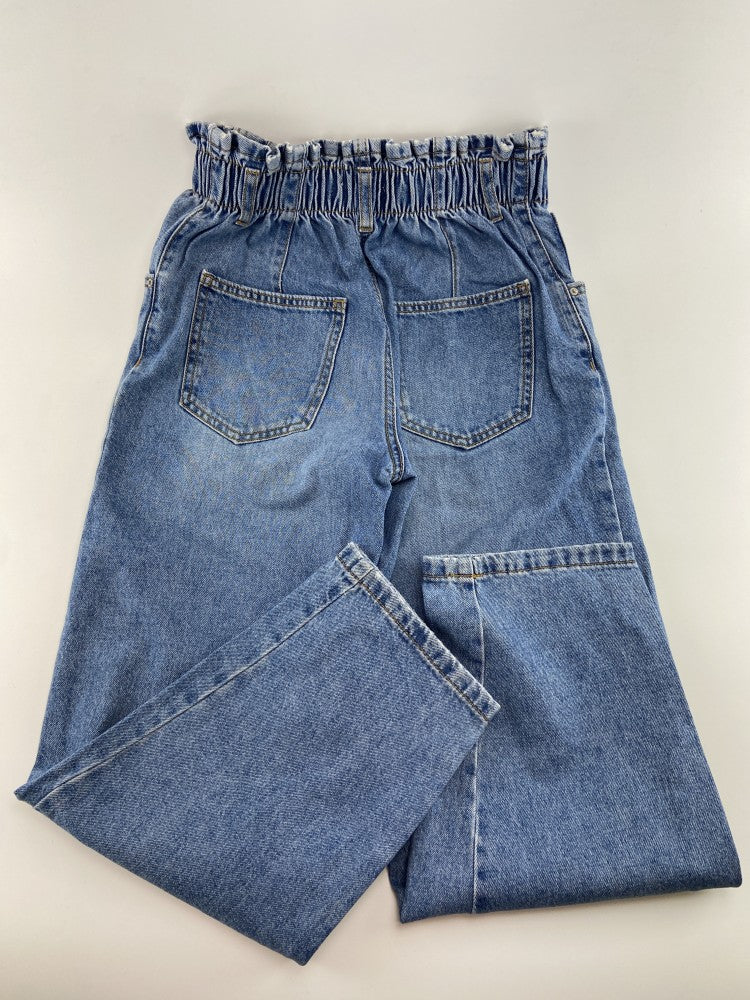 ZARA Calças de ganga Paperbag