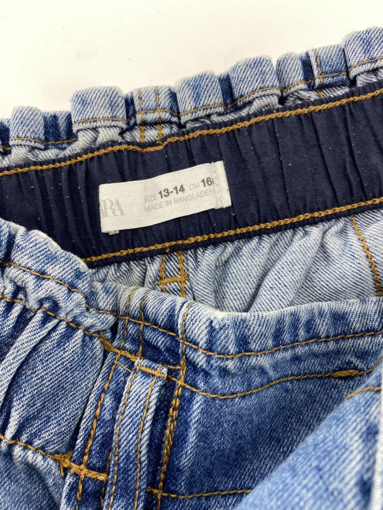 ZARA Calças de ganga Paperbag