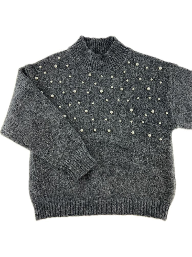 ZARA Camisola com pérolas
