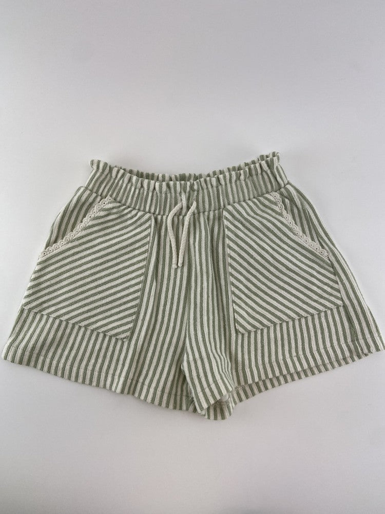ZARA Calções às riscas.