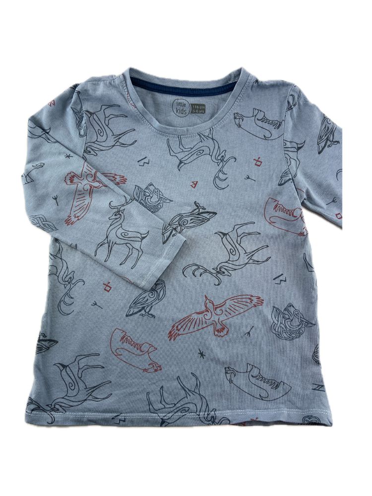 LITTLE KIDS Longsleeve animais