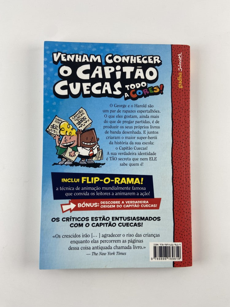 As Aventuras do Capitão Cuecas Agora as Cores