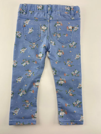 ZARA Calças com flores