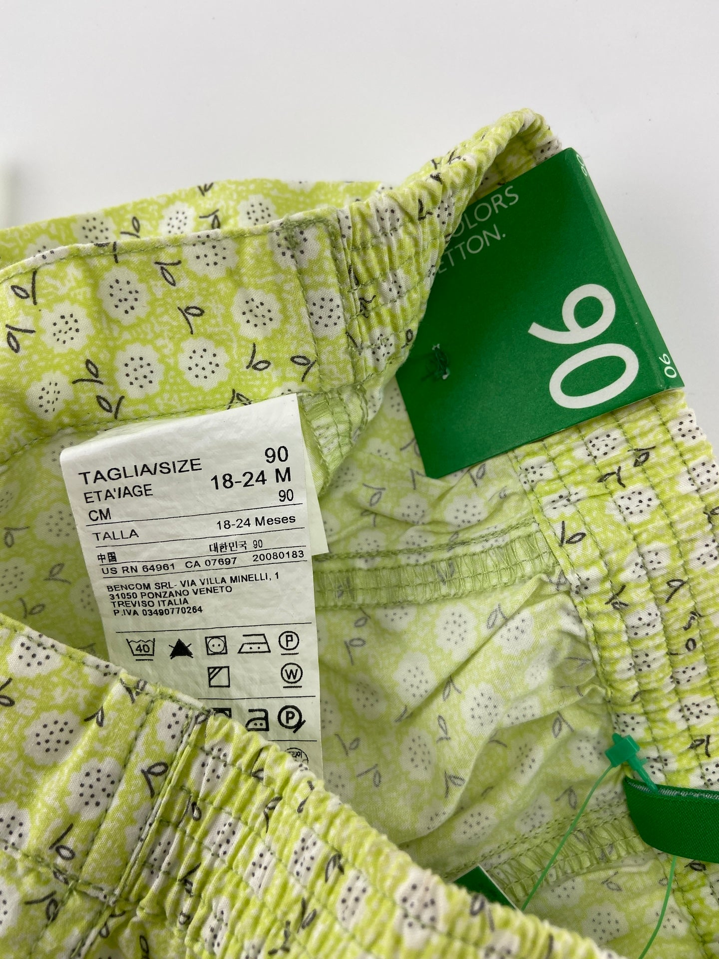 BENETTON Calções com flores