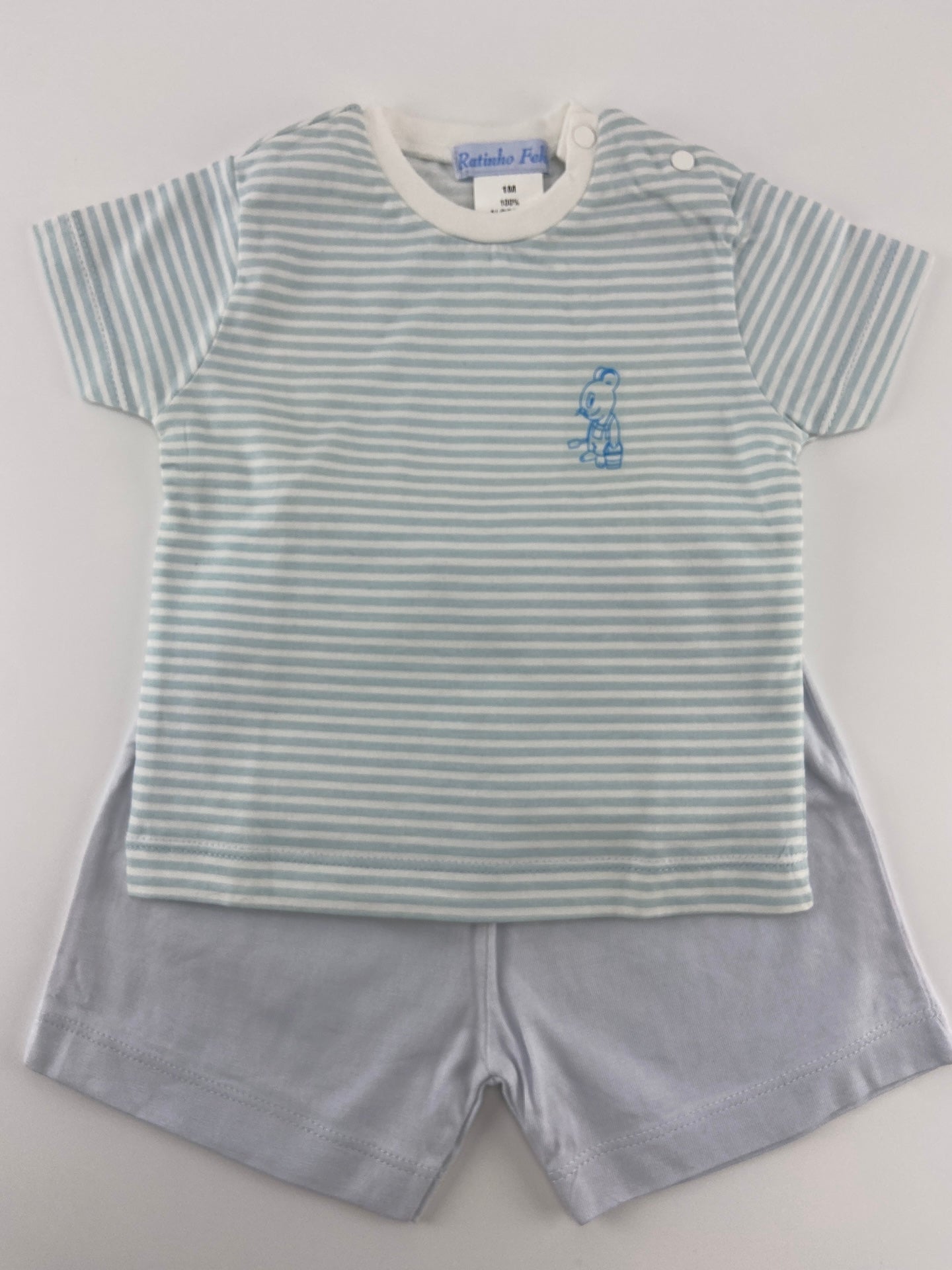 RATINHO FELIZ Conjunto t-shirt e calções