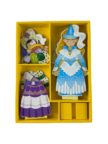 MELISSA & DOUG Princesa com vestidos magnéticos