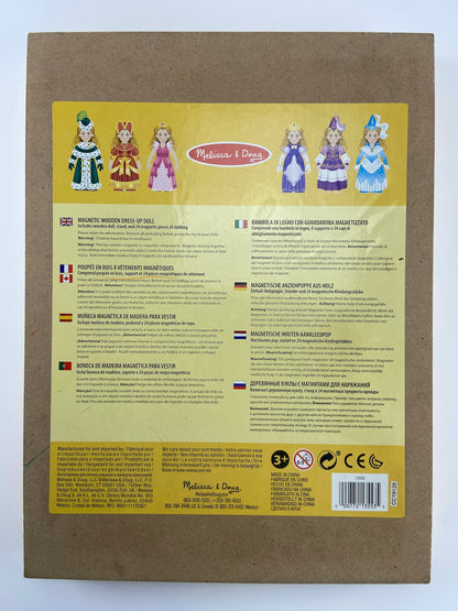 MELISSA & DOUG Princesa com vestidos magnéticos