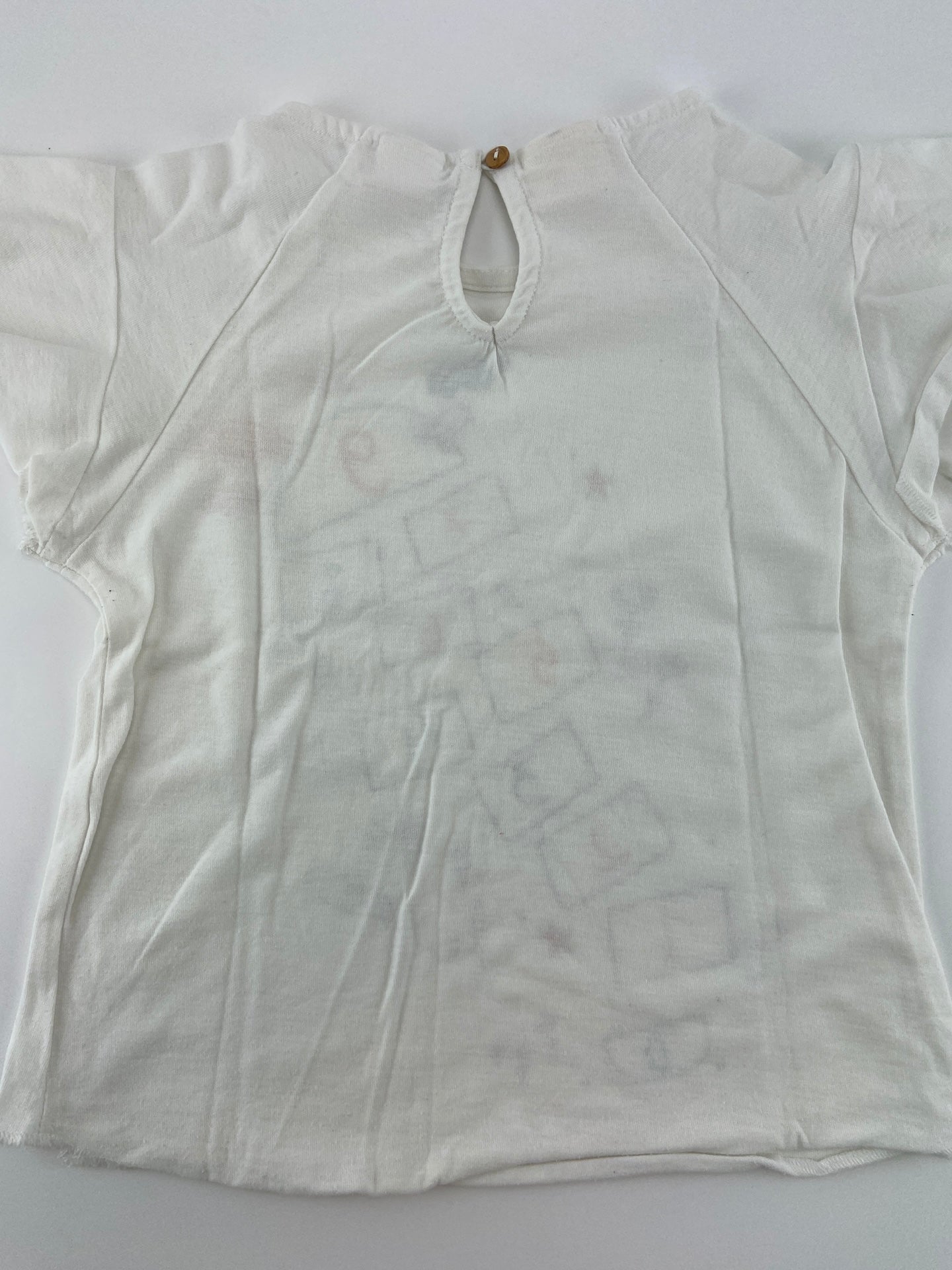 ZARA T-shirt manga de folho