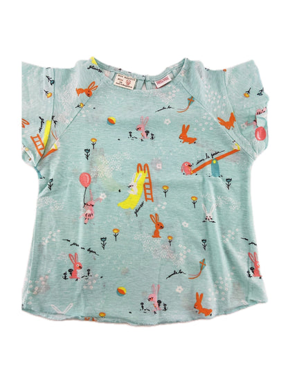 ZARA T-shirt manga de folho