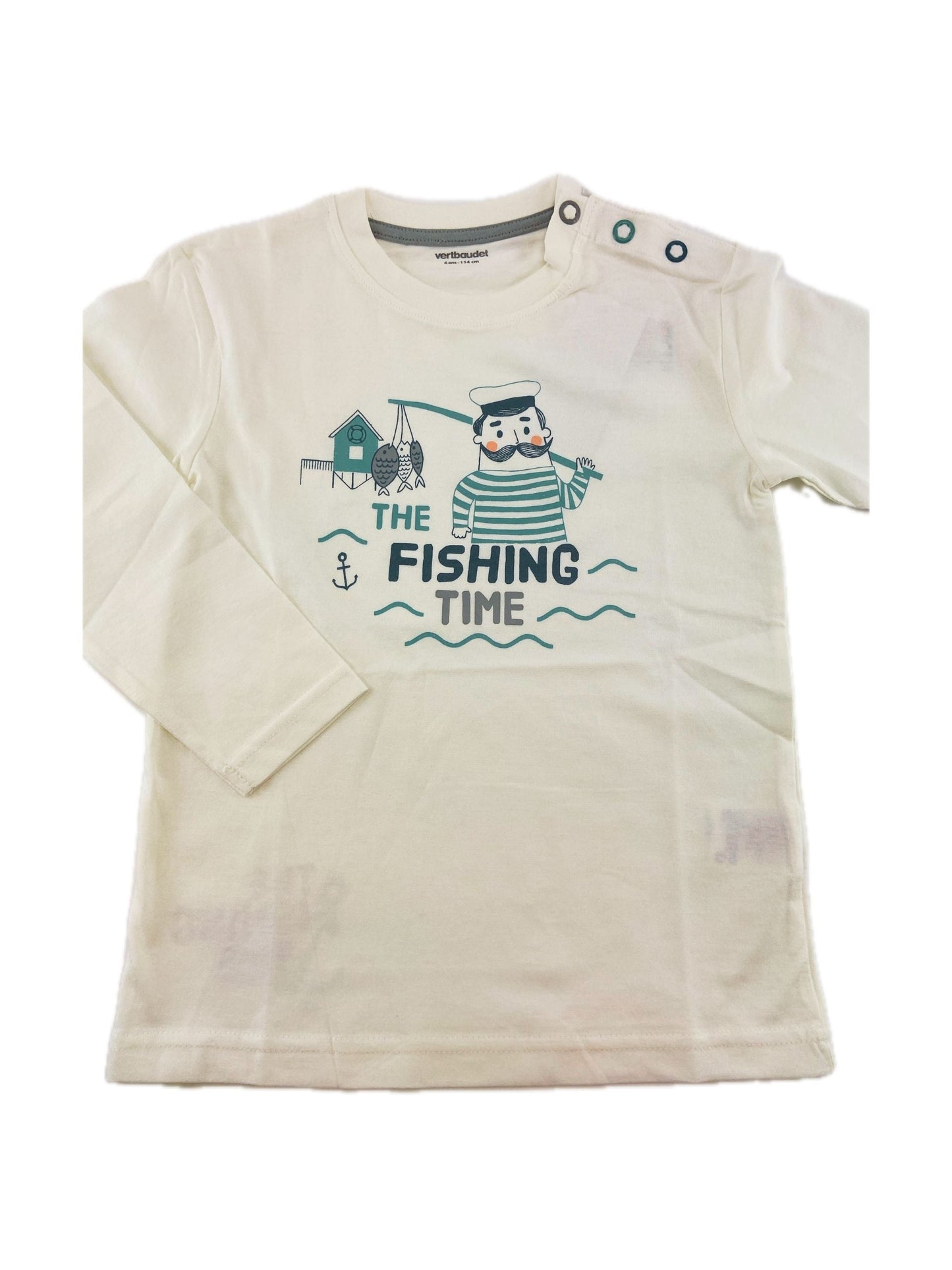 VERTBAUDET Camisola fishing time