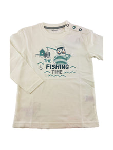 VERTBAUDET Camisola fishing time