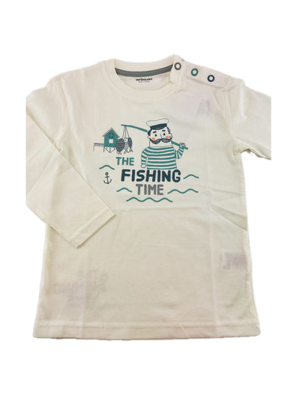 VERTBAUDET Camisola fishing time