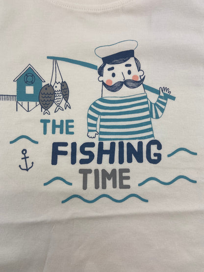VERTBAUDET Camisola fishing time