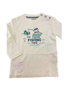 VERTBAUDET Camisola fishing time