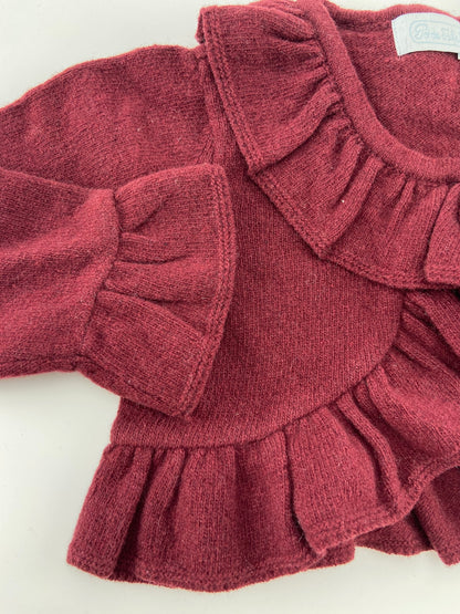 PÓ DE TALCO Bolero com folhos