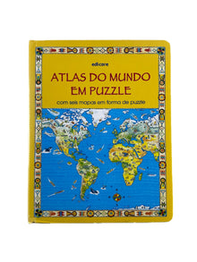 Atlas do Mundo em puzzle