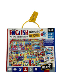 HEADU Puzzle Easy English 100 words - my house