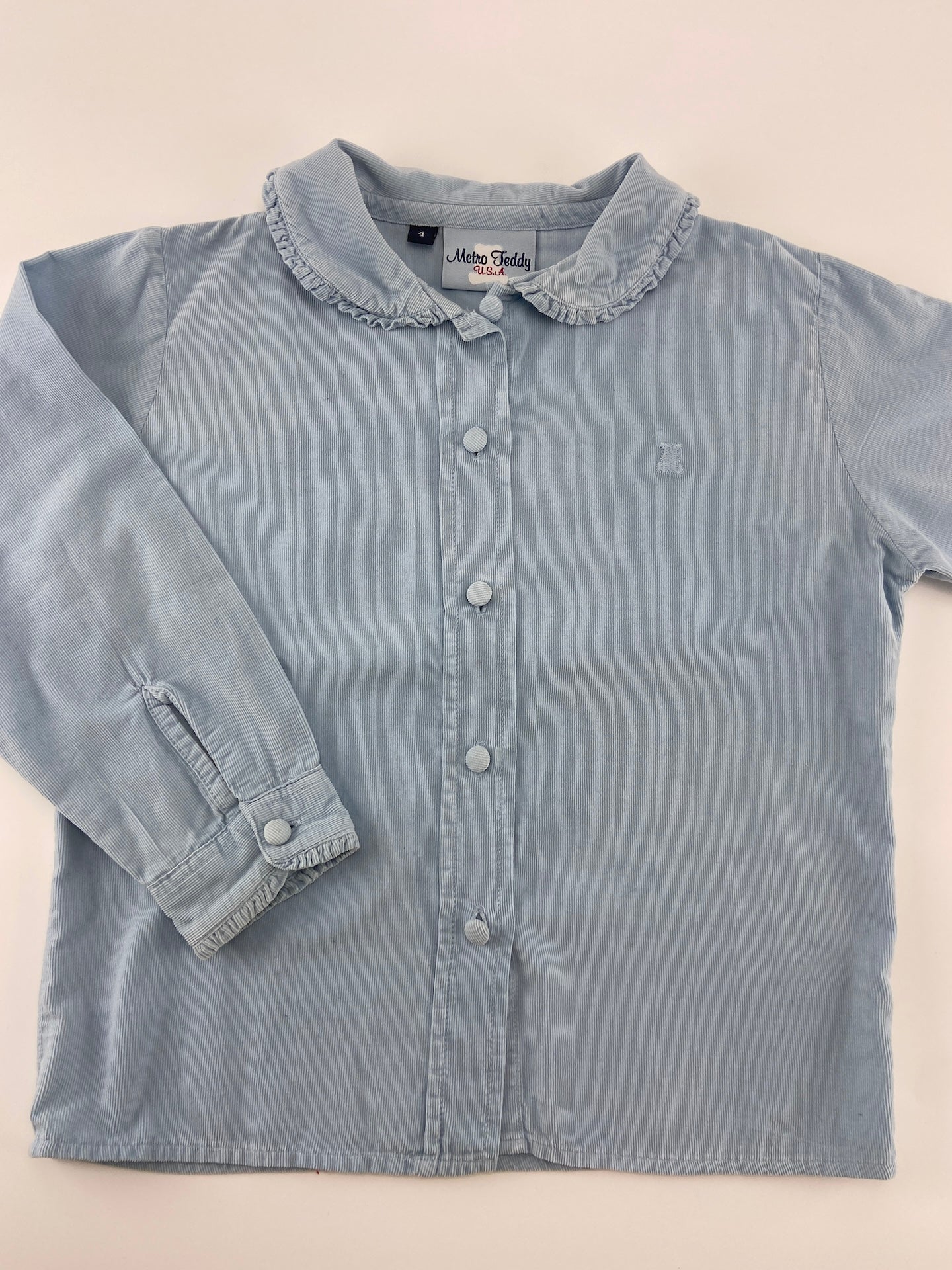 METRO TEDDY U.S.A. Camisa de gola redonda