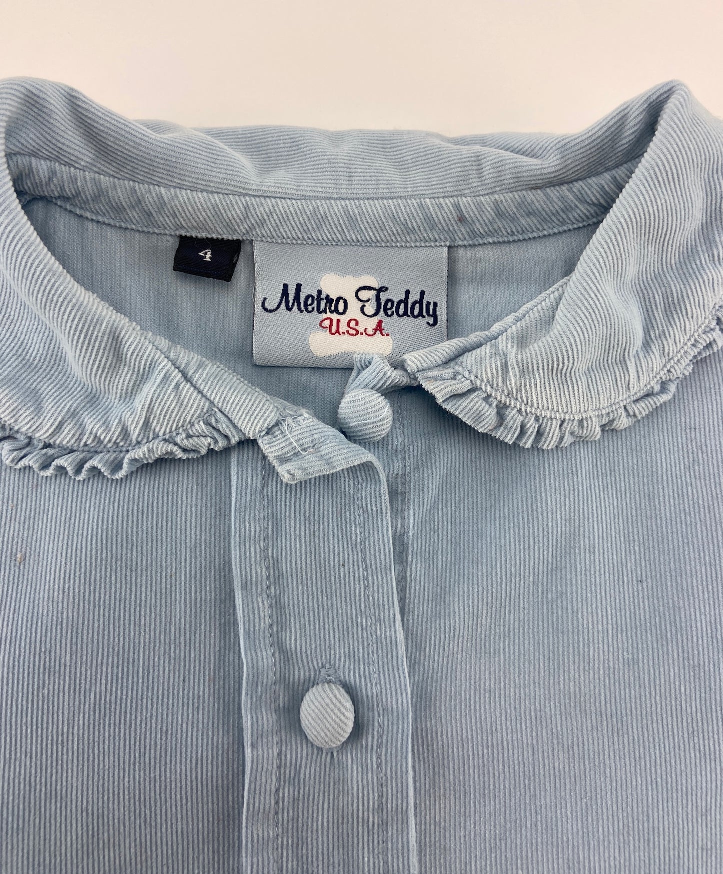 METRO TEDDY U.S.A. Camisa de gola redonda