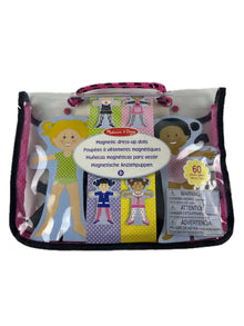 MELISSA & DOUG Set de bonecas com vestidos magnéticos